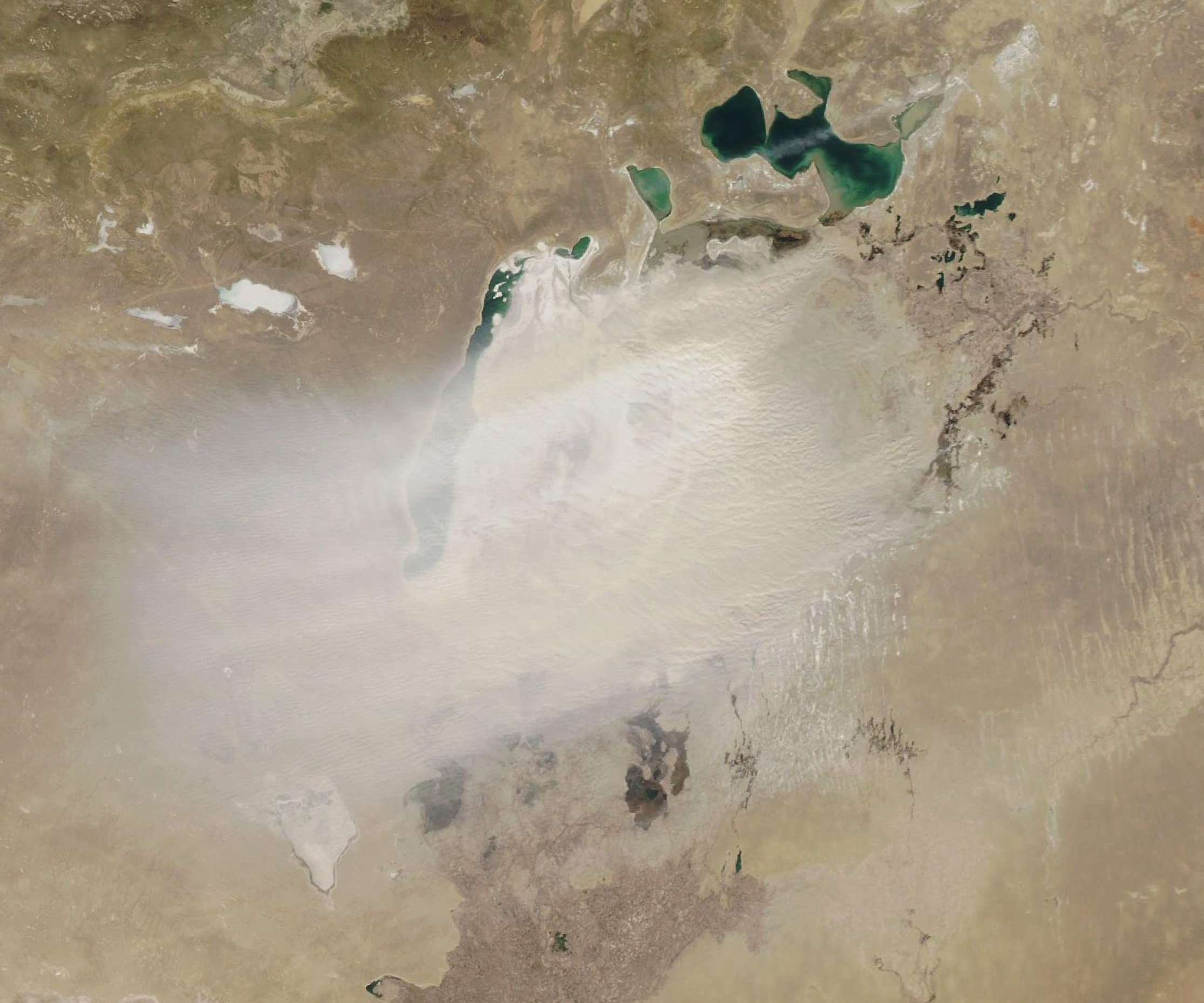 A Dusty Day Over the Aral Sea - related image preview
