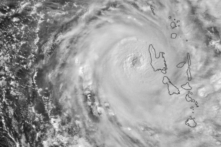 Tropical Cyclone Harold Blasts Vanuatu