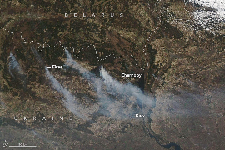 Fires Burn in Northern Ukraine - related image preview