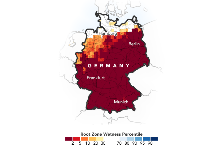 Parched Conditions in Germany Again