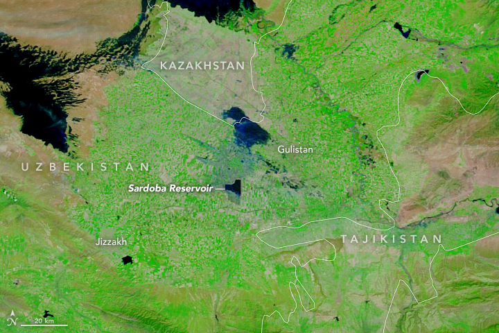 Dam Failure in Uzbekistan