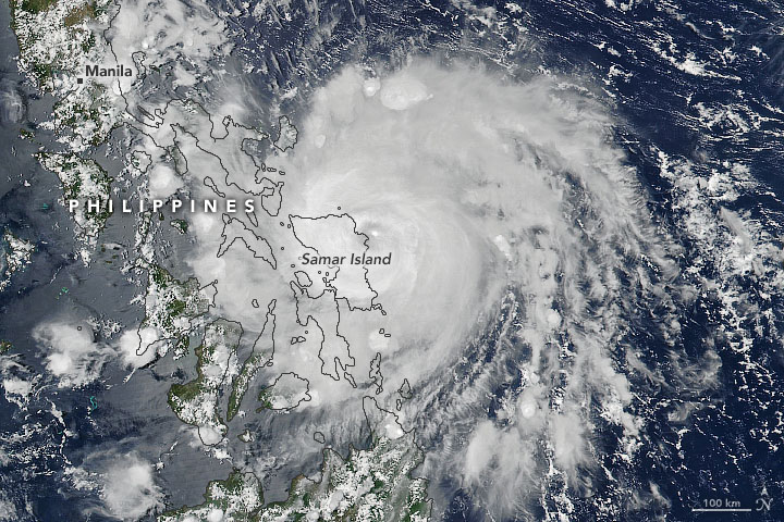 Vongfong Makes Landfall in the Philippines