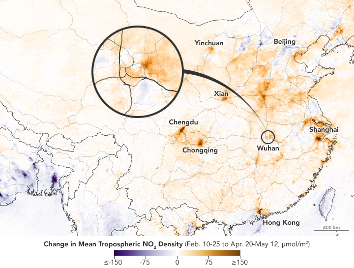 Nitrogen Dioxide Levels Rebound in China - related image preview