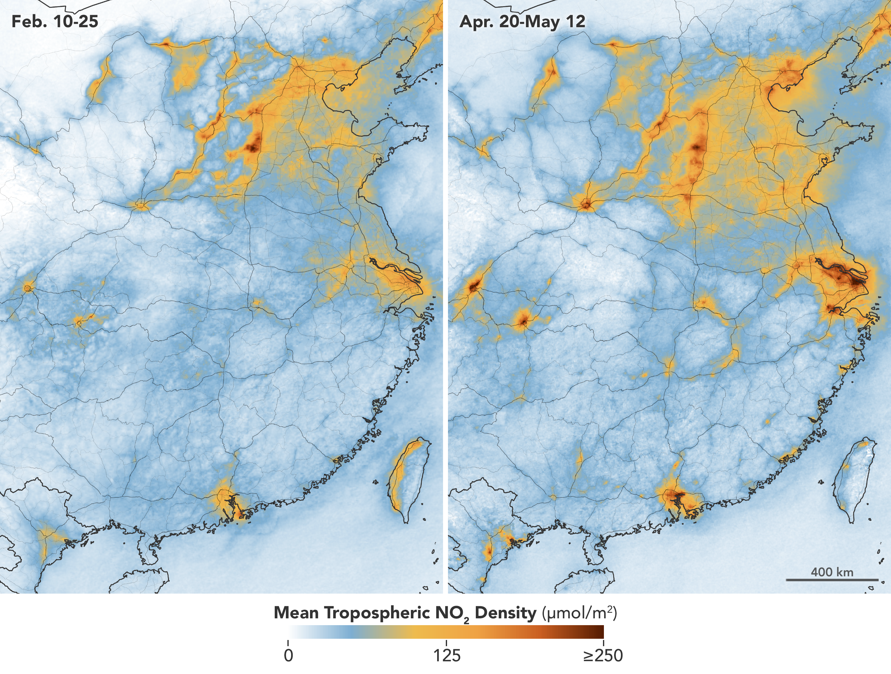 Nitrogen Dioxide Levels Rebound in China - related image preview