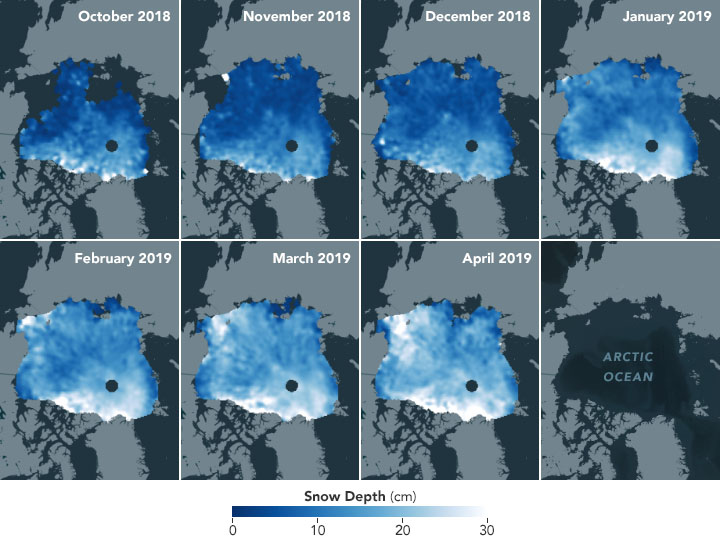 Mapping Snow on Arctic Sea Ice