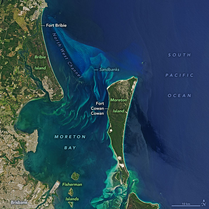 Moreton Bay Islands Maps