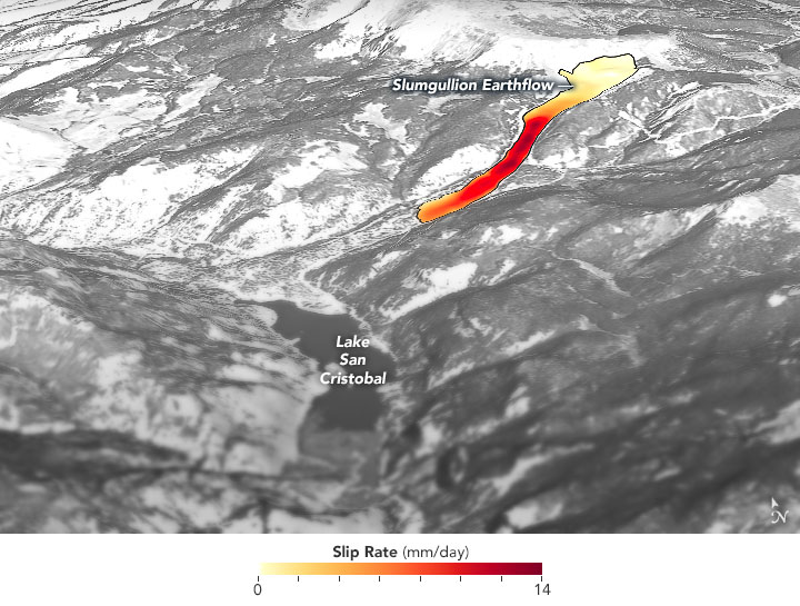 Mapping a Slow-Motion Landslide