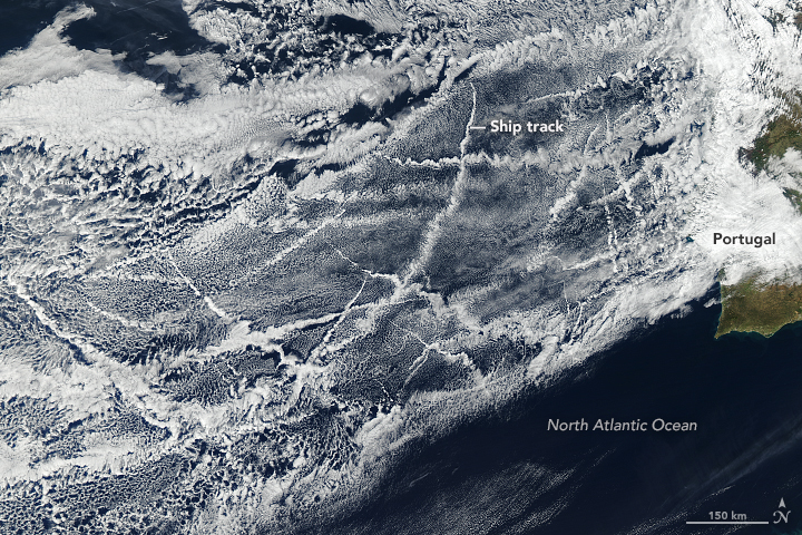 Cloud Changes in Busy Ship Corridors