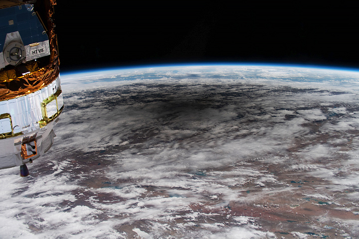 An Astronaut’s View of an Annular Eclipse