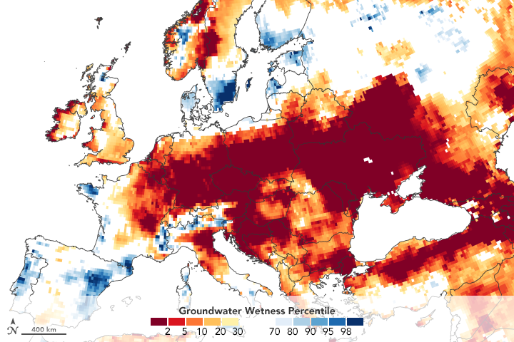 Signs of Drought in European Groundwater - related image preview