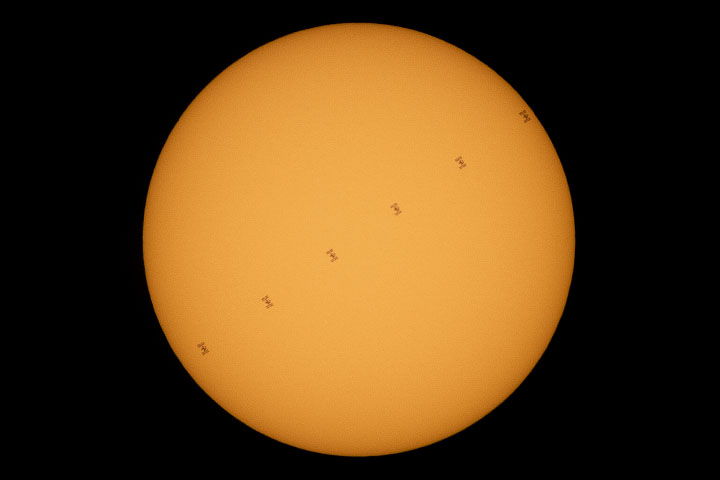 Space Station Sails Across the Sun - related image preview