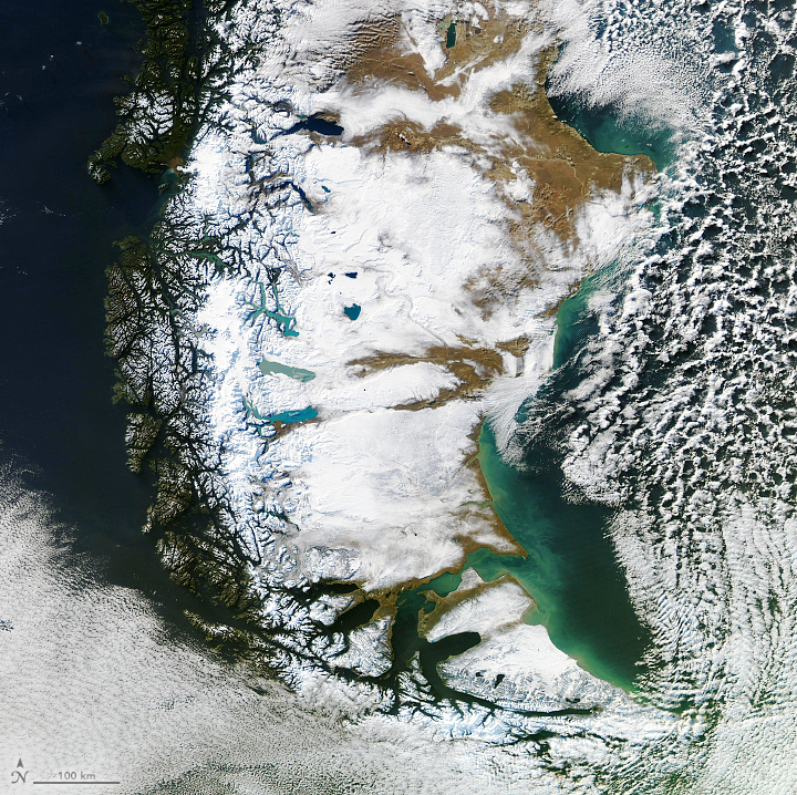 Rare Peek at Patagonia in Winter