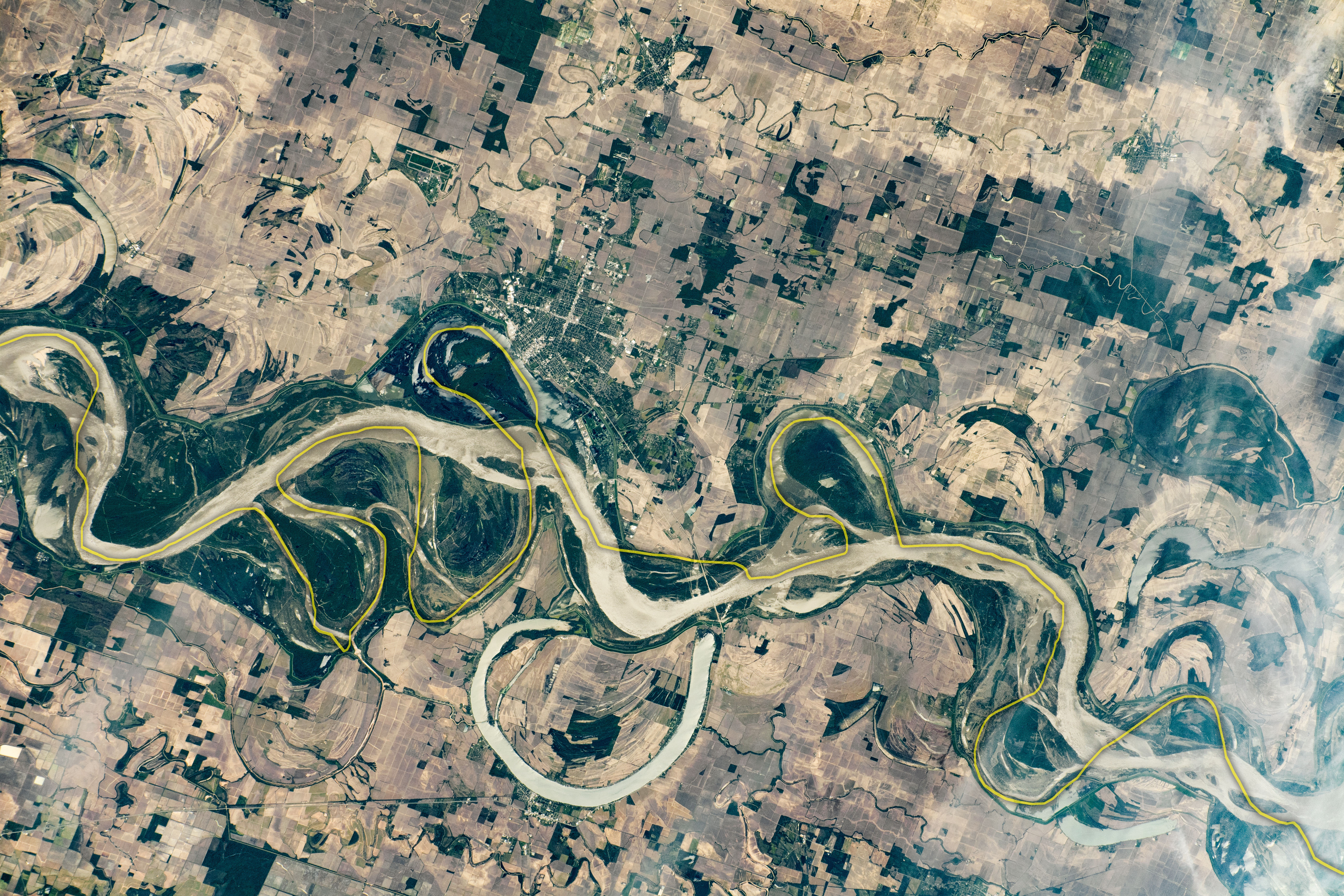 Meandering Mississippi River - related image preview
