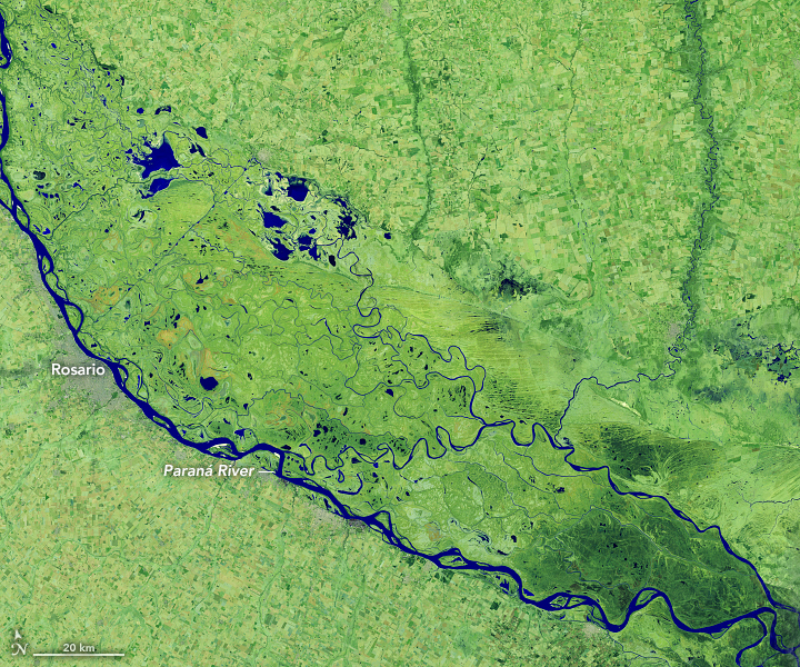 The Parched Paraná River