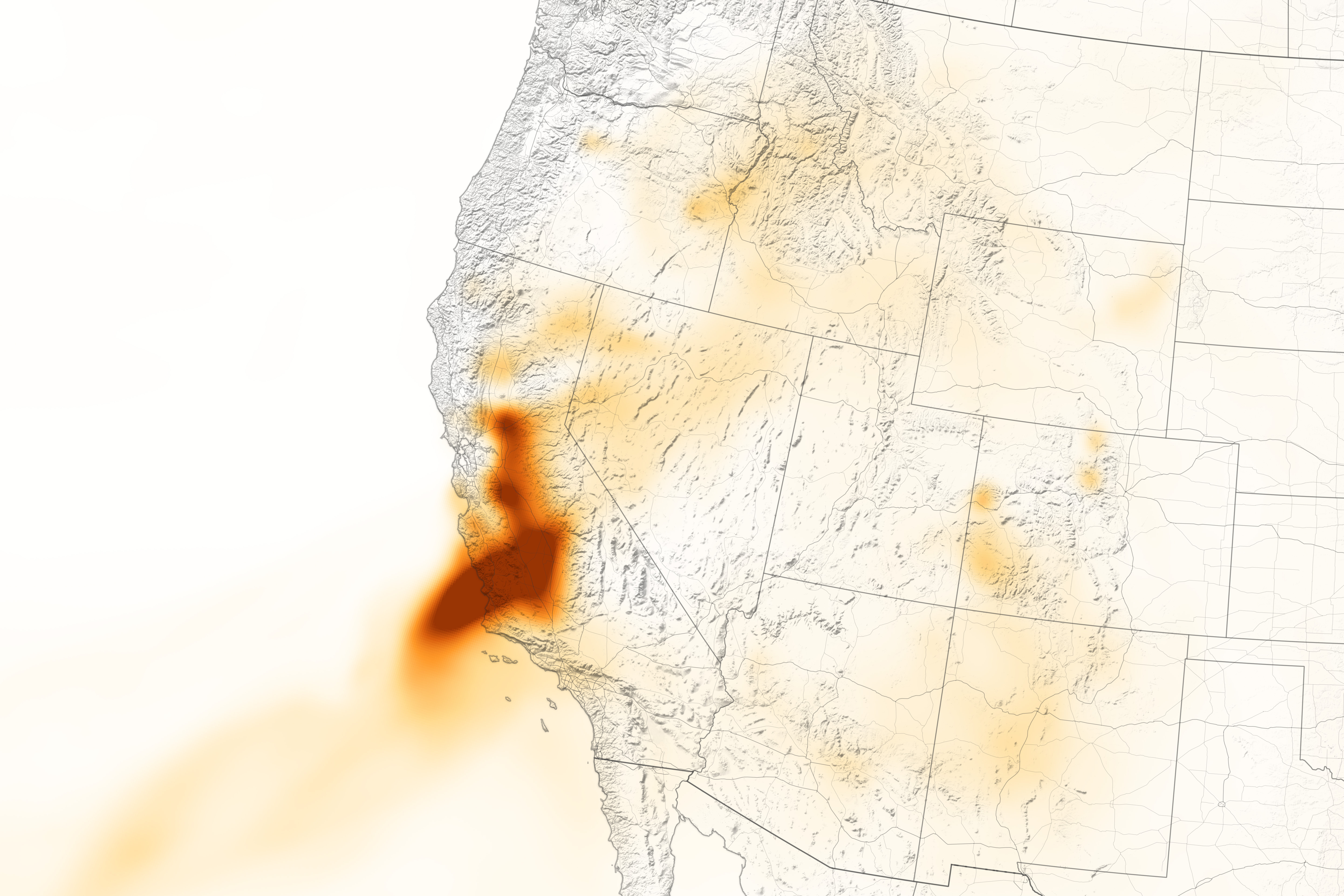 Wildfire Smoke Shrouds the U.S. West