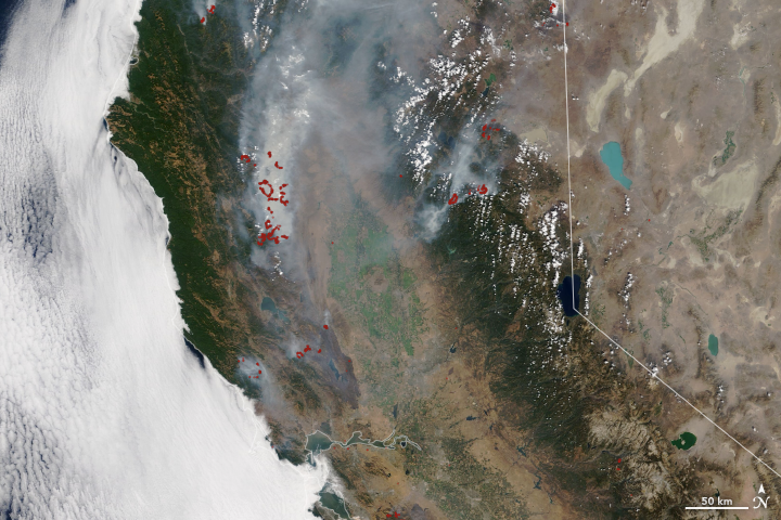 August Fires Leave Vast Burn Scars in California - related image preview