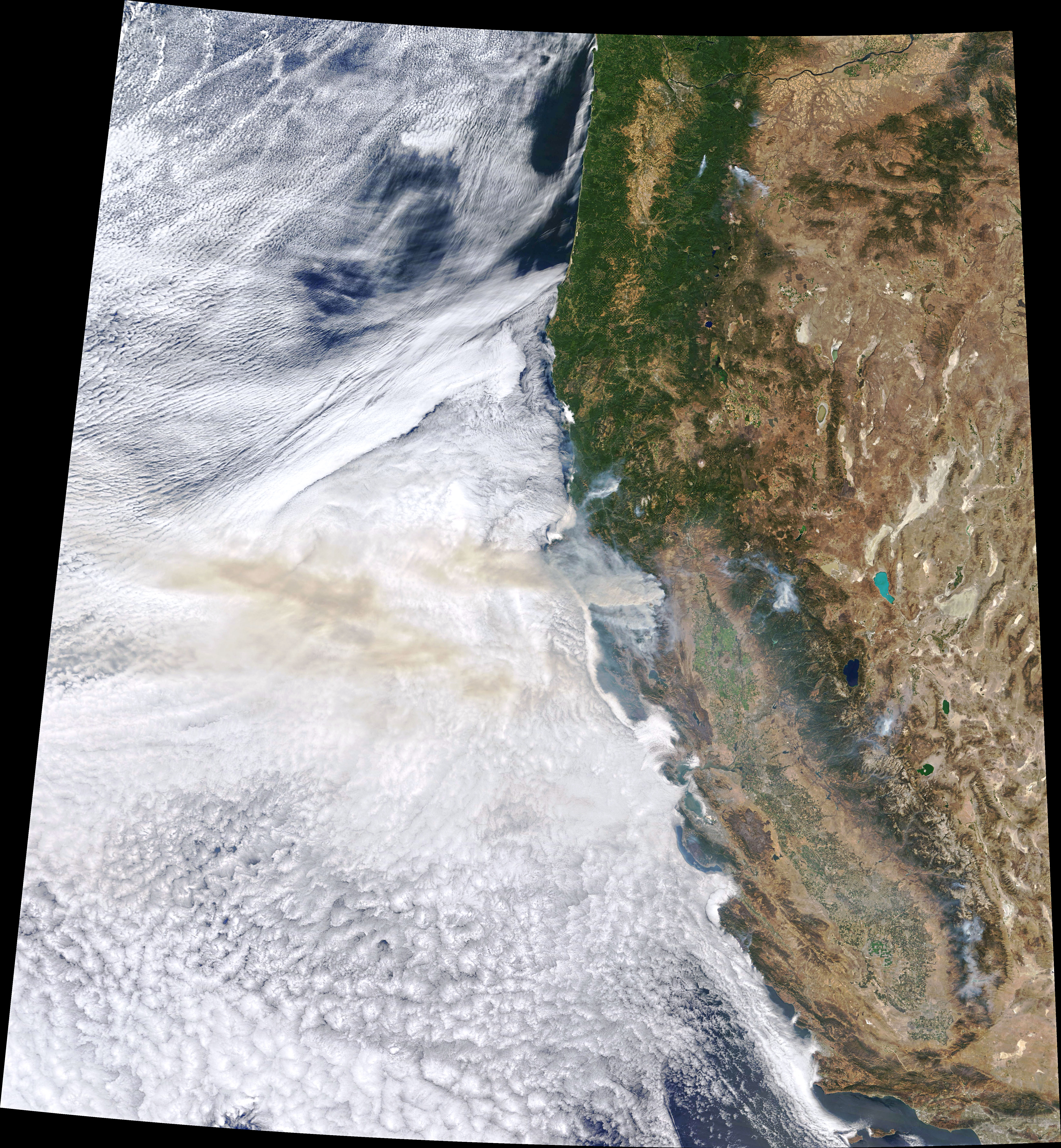 Smoke Blows Over the Pacific - related image preview