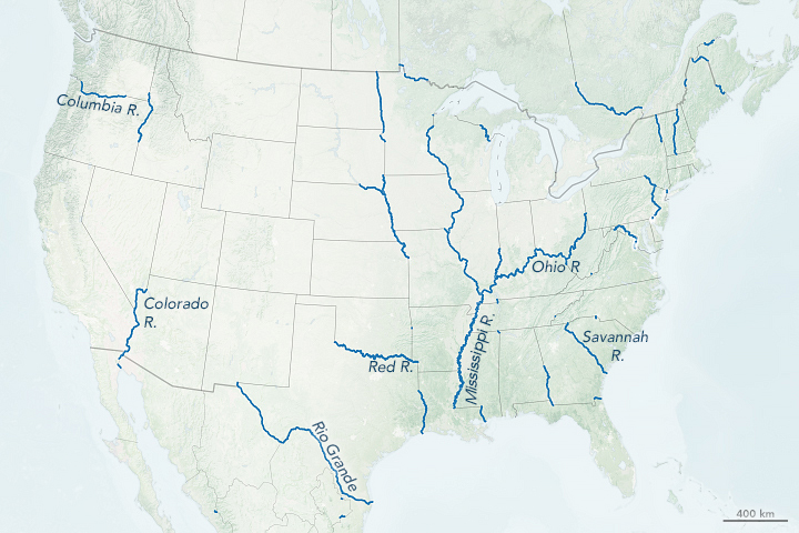 How many national parks are east of the mississippi river How Rivers Shape States