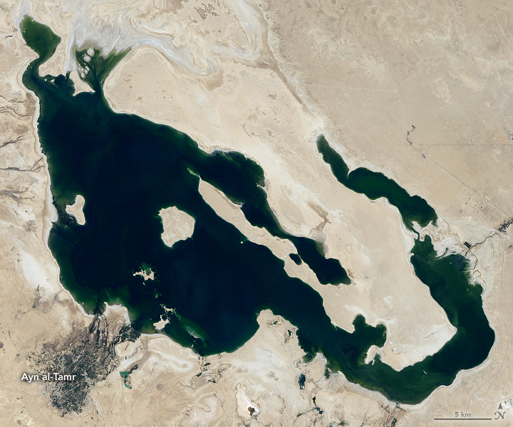 After decades of low water levels, two of Iraq’s popular lakes appear to be filling again. Lakemilh_oli_2020234