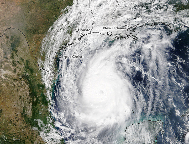 Hurricane Delta Aims for the U.S. Gulf Coast