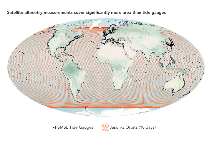 Taking a Measure of Sea Level Rise: Ocean Altimetry - related image preview