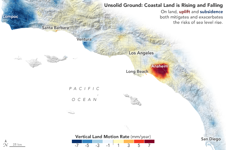 Taking a Measure of Sea Level Rise: Land Motion - related image preview