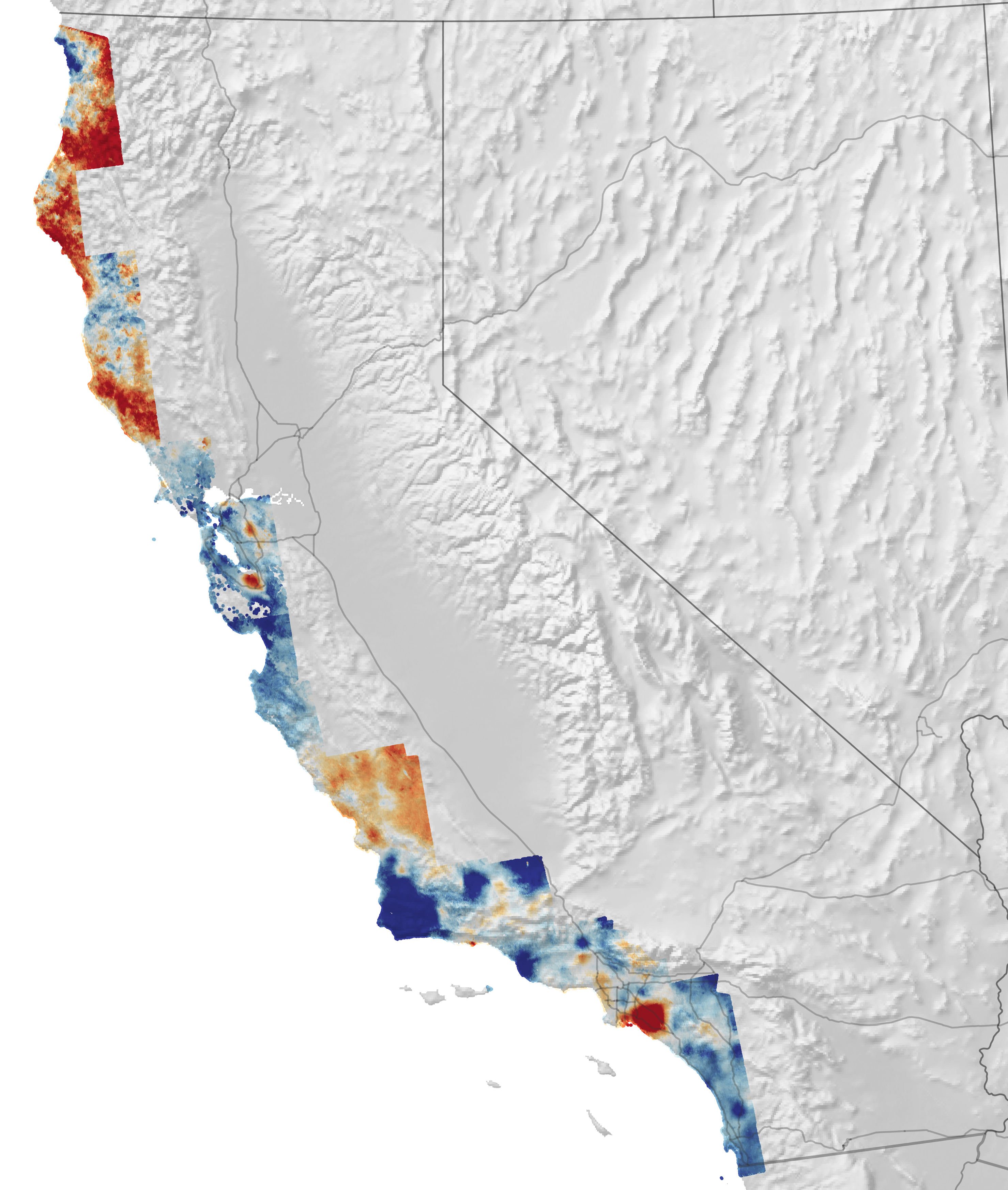 California’s Rising and Sinking Coast