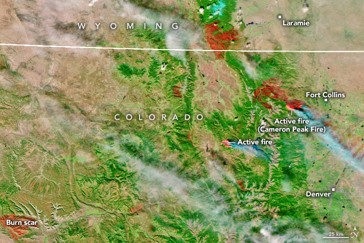 Record-Setting Fires in Colorado and California