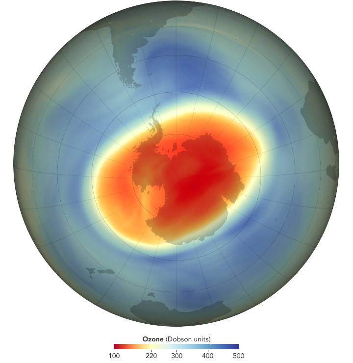 Large, Deep Antarctic Ozone Hole in 2020 - related image preview