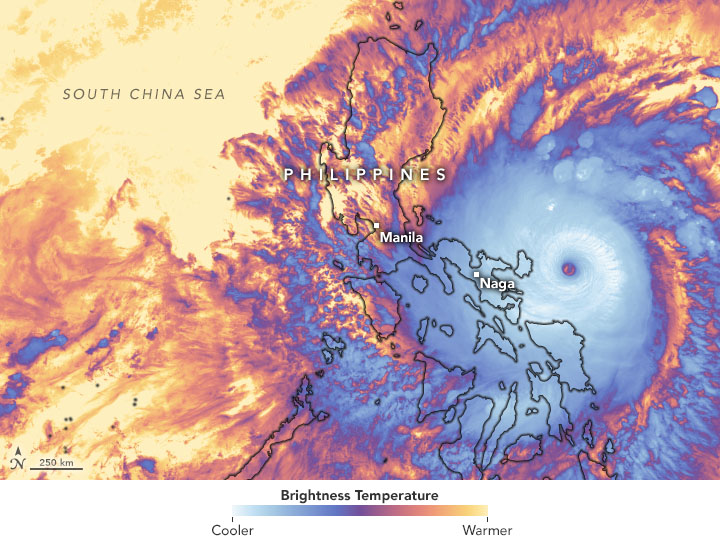 A devastating storm hits the Philippines