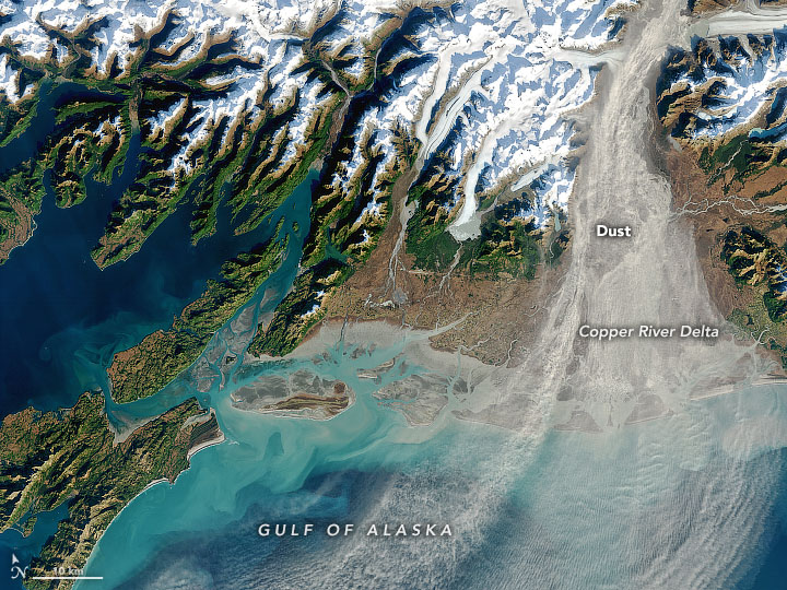 Copper River Valley Dust Cloud