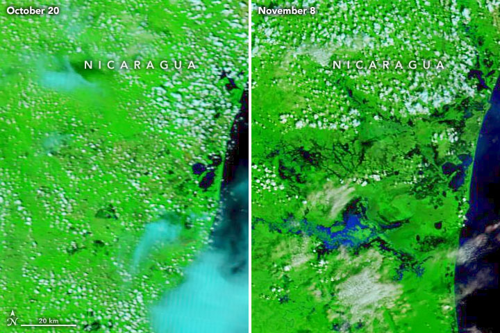 Eta Floods Nicaragua
