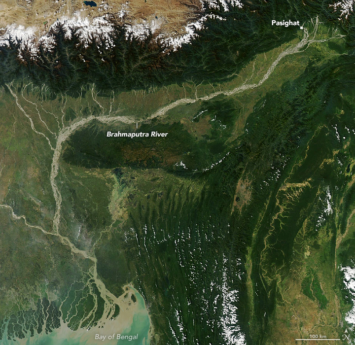 The Braided Brahmaputra