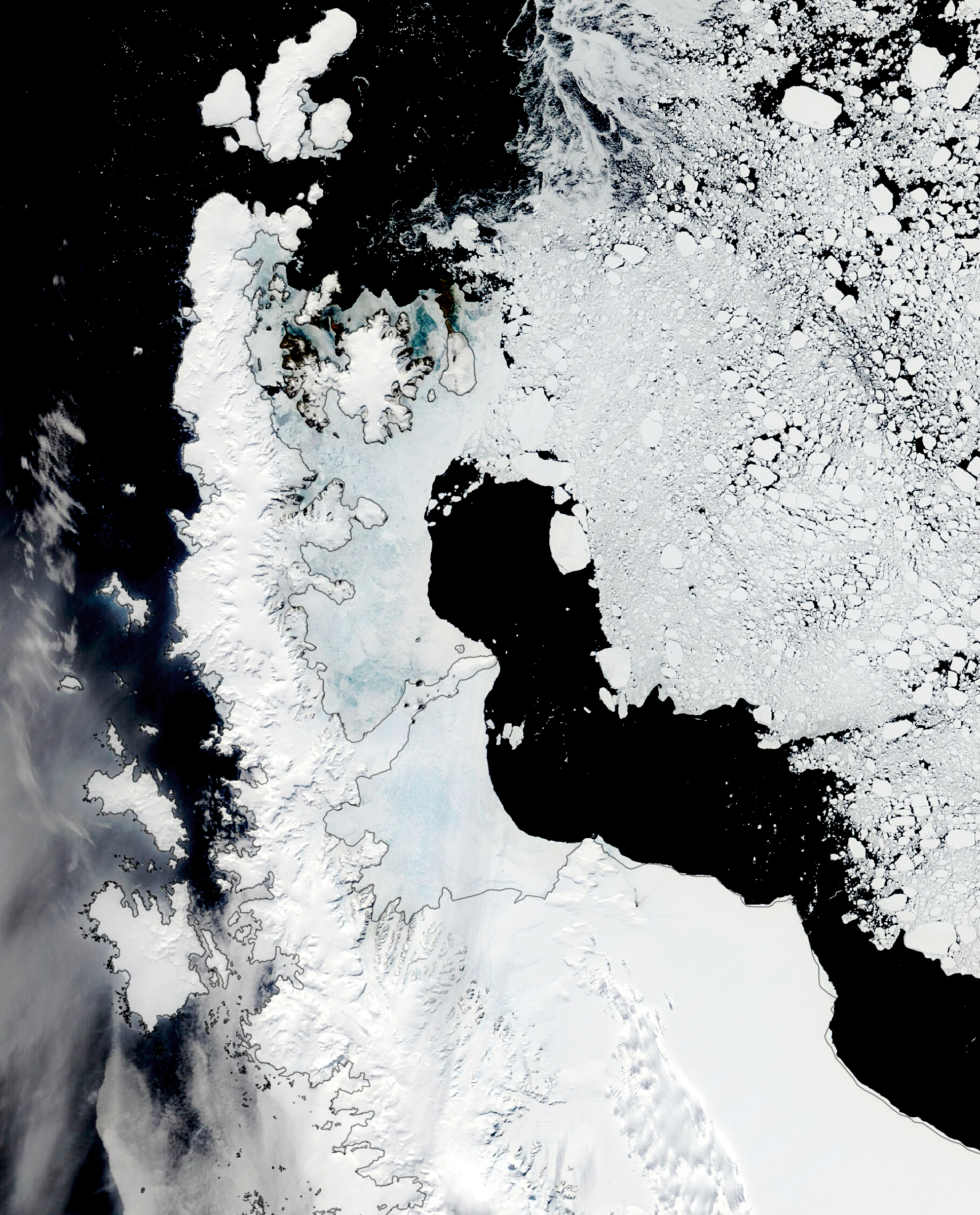 Early Melting Along the Antarctic Peninsula - related image preview