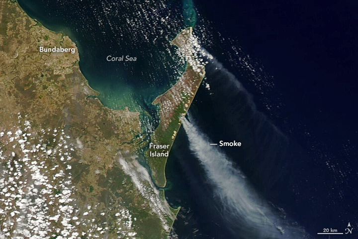 Fraser Island Blazes