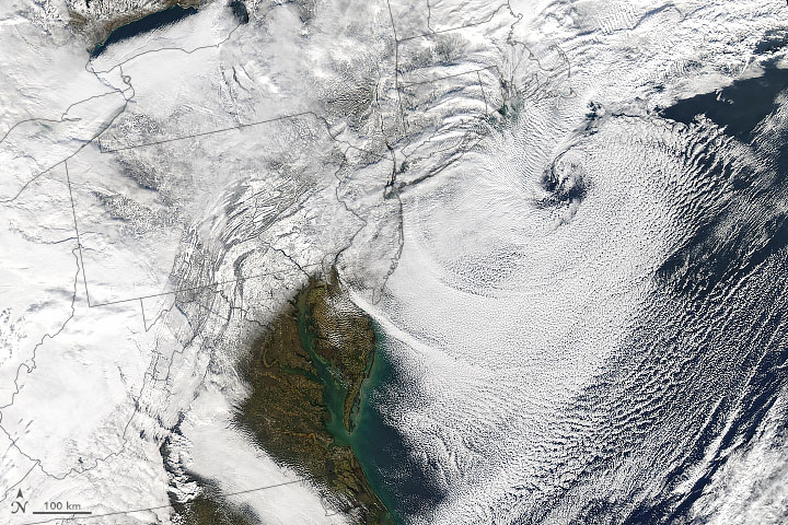 Nor’easter Exits the U.S. Northeast