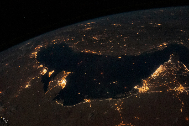 Bustling Persian Gulf at Night - related image preview