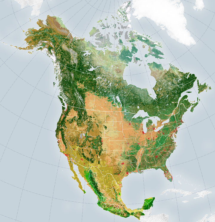 Satellite Mappers Have North America Covered