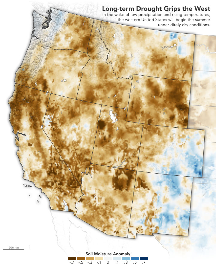 Western Soils and Plants are Parched