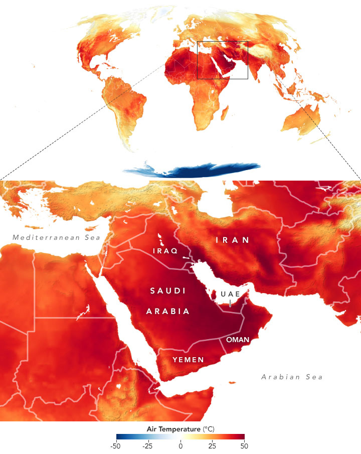 Heatwave Scorches the Middle East