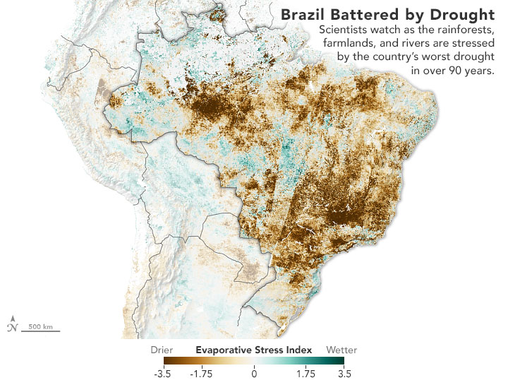 NHESS - The impact of drought on soil moisture trends across Brazilian  biomes