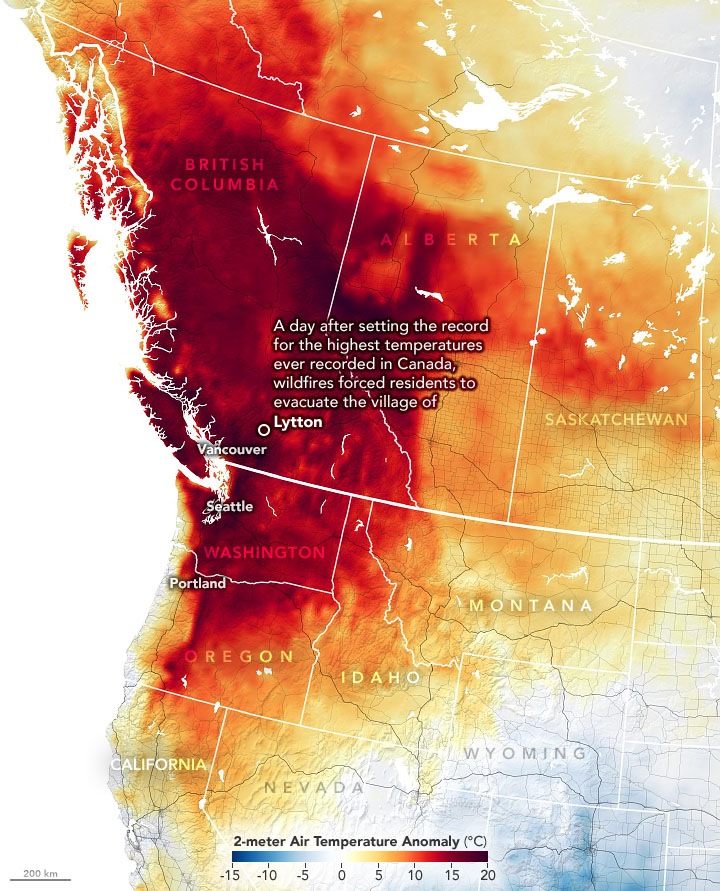 Blazes Rage In British Columbia