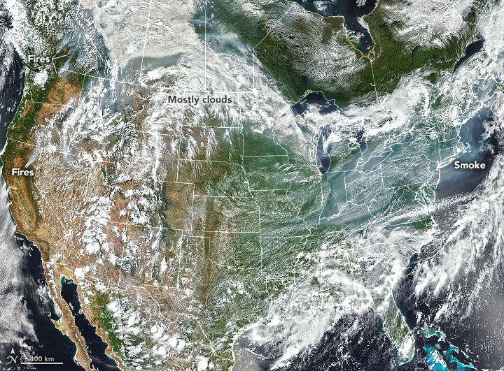 Smoke Across North America - related image preview