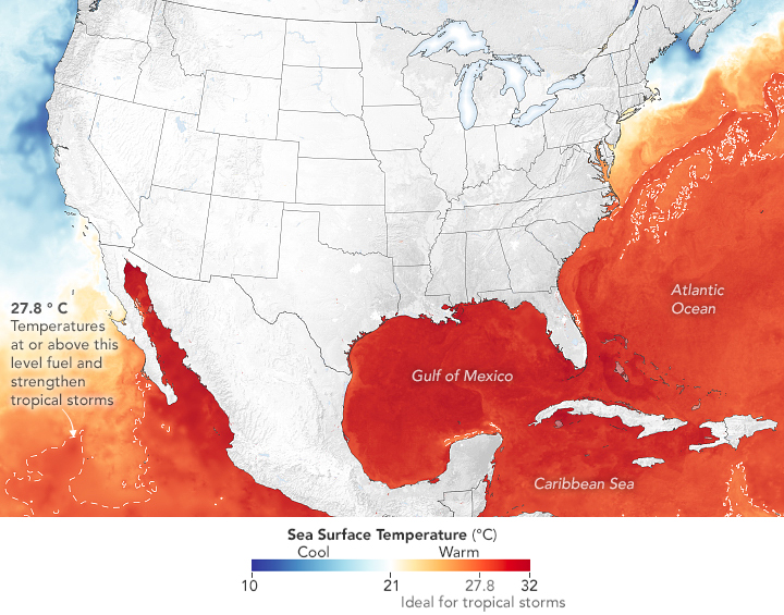 Oceans Primed for Peak of Hurricane Season