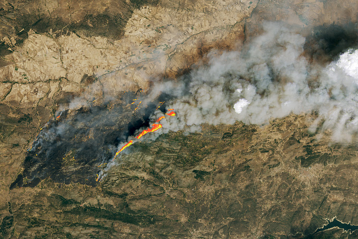 Heat and Flames Scorch Spain