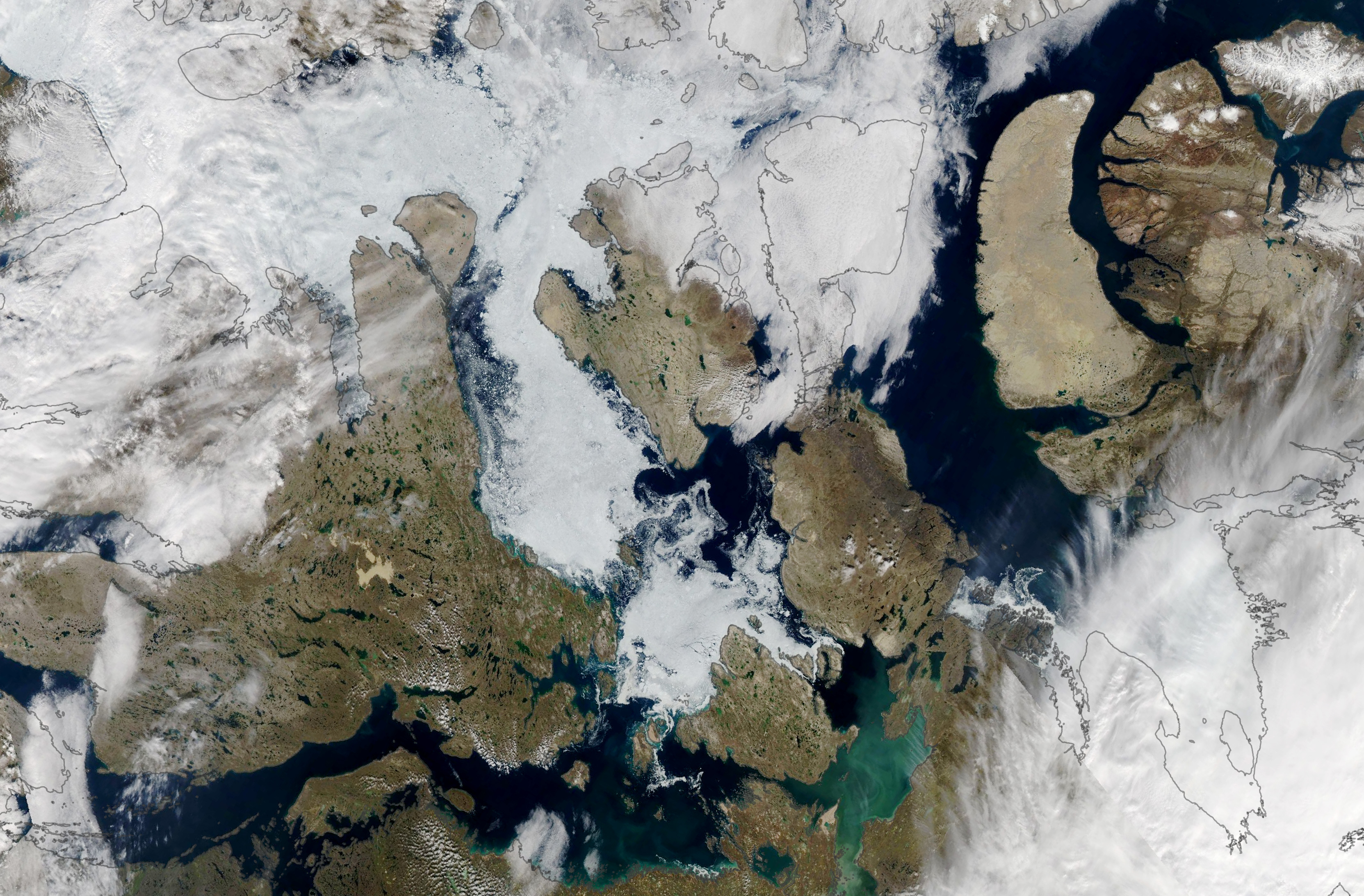 Ice Persists in the Northwest Passage - related image preview