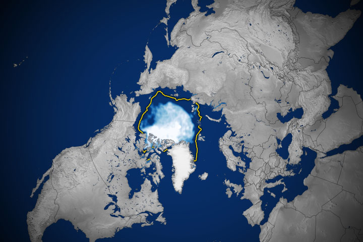Arctic Sea Ice 12th-Lowest on Record - selected image