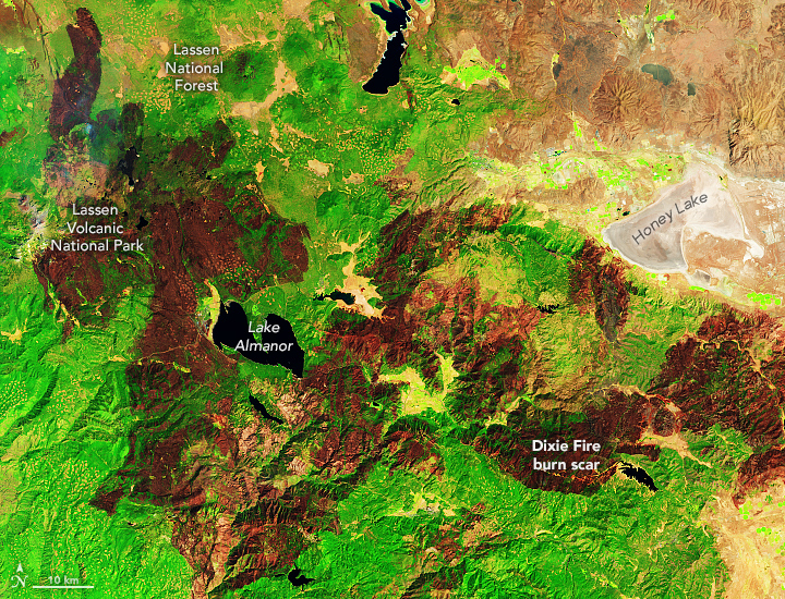 What Lassen Volcanic National Park looks like after the Dixie Fire 