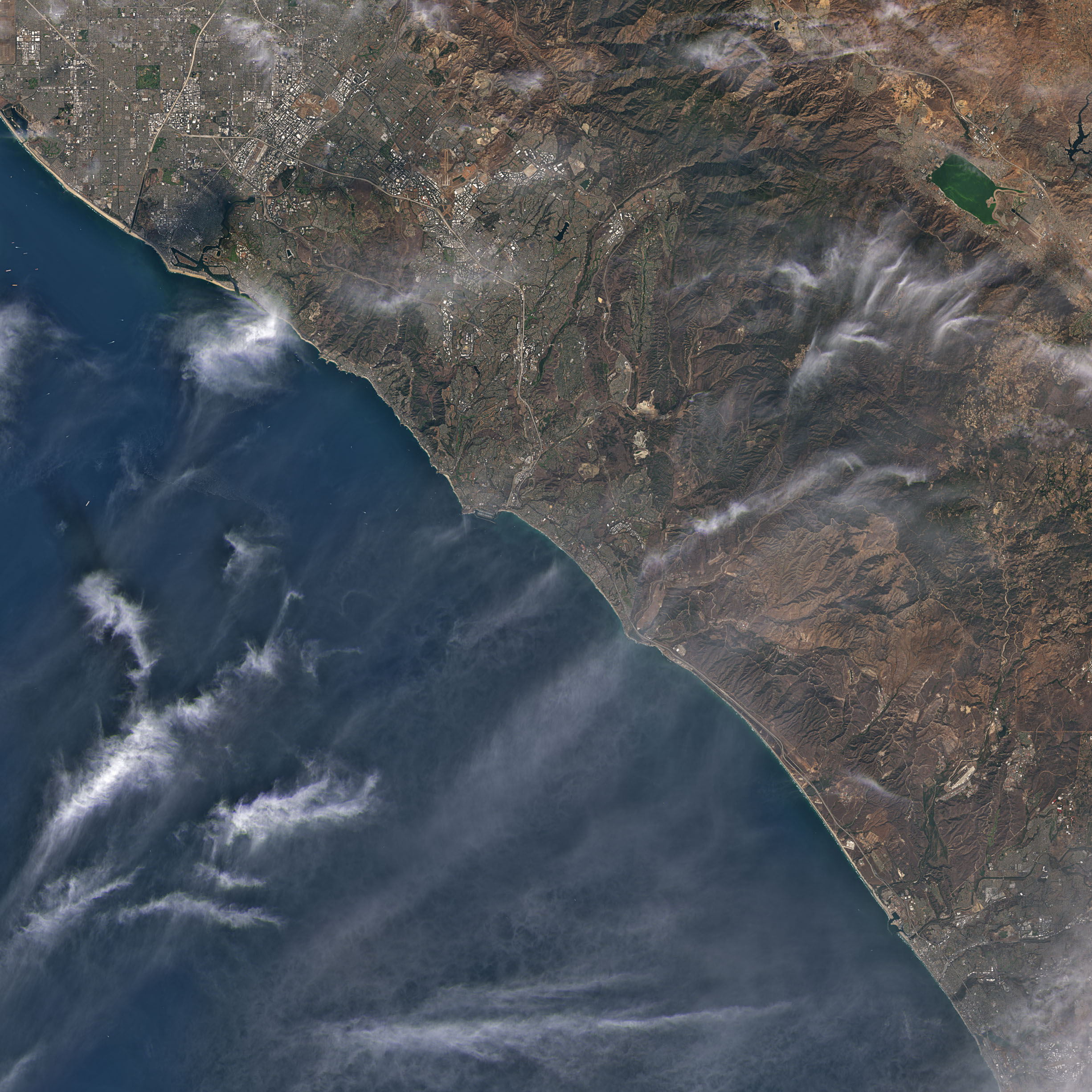 Satellites View California Oil Spill - related image preview