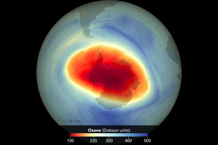 Substantial Antarctic Ozone Hole in 2021 - related image preview